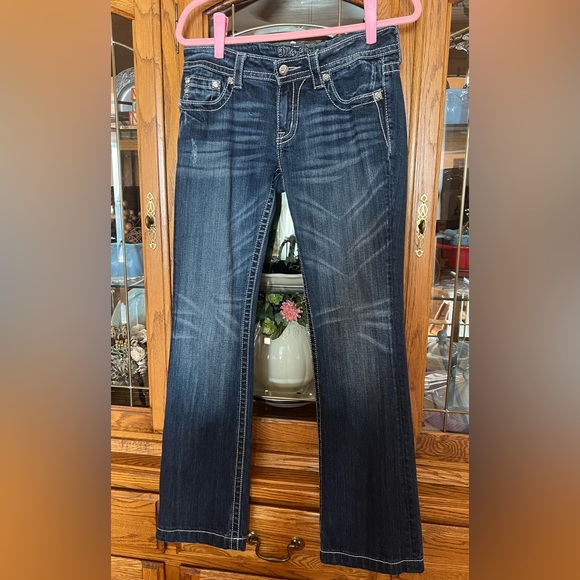 Miss Me Embellished Angel Wings Mid Rise Boot Jeans 30/34*** 😇 - Picture 11 of 15